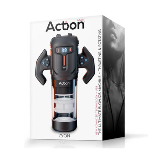 Zyon masturbador vibrador con empuje y rotación - Imagen 11