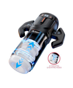 Zyon masturbador vibrador con empuje y rotación