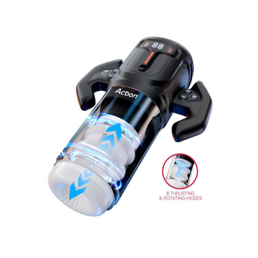 Zyon masturbador vibrador con empuje y rotación