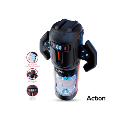 Zyon masturbador vibrador con empuje y rotación - Imagen 9