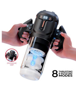 Alternative view of Zyon masturbador vibrador con empuje y rotación