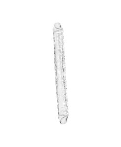 Fawless dildo doble transparente 12"