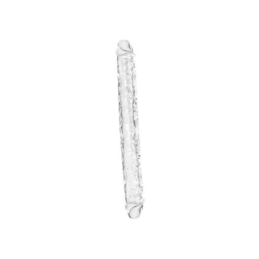 Fawless dildo doble transparente 12"