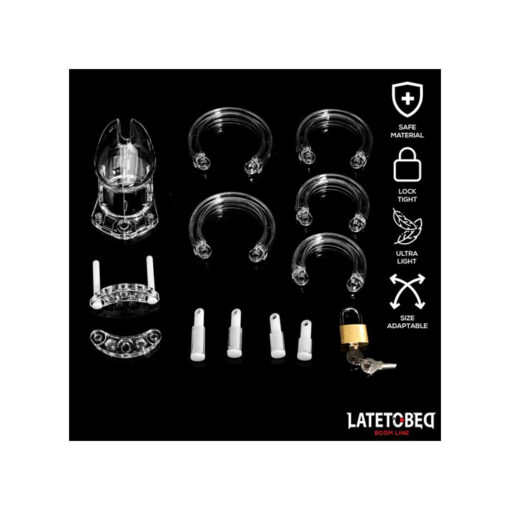 Jaula castidad pene iniciación básica S - Imagen 6