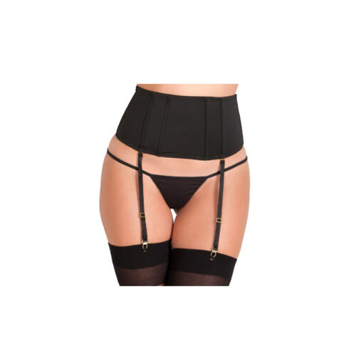 René Rofé liguero negro con tanga S/M - Imagen 3