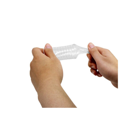 Hartman funda pene con estrías transparente - Imagen 3