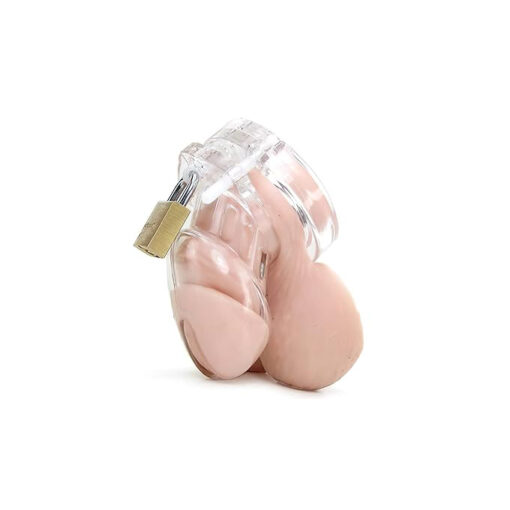 Jaula castidad pene iniciación básica S negra - Imagen 2