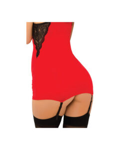 Alternative view of René Rofé vestido rojo con ligueros S/M