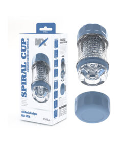 Spiral Cup masturbador transparente giro