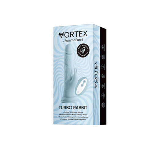 Vortex vibrador rotador con estimulación de clítoris y mando - Imagen 6