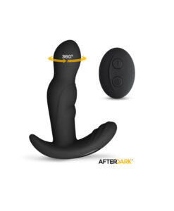 Afterdark vibrador prostático giratorio con mando