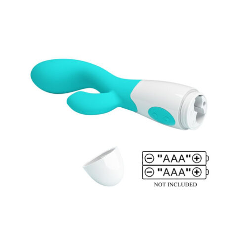 Pretty Love Brighty vibrador doble turquesa - Imagen 4