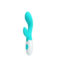 Pretty Love Brighty vibrador doble turquesa