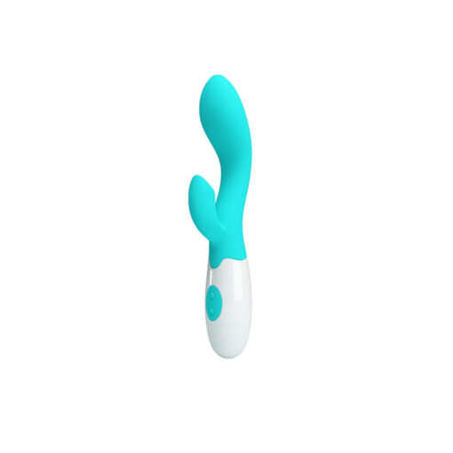 Pretty Love Brighty vibrador doble turquesa