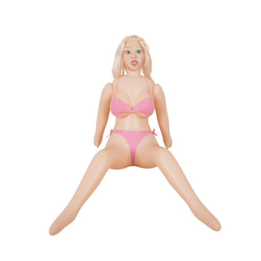 Bridget muñeca hinchable rubia con cabello
