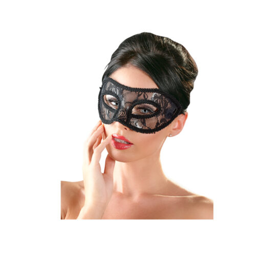 Máscara antifaz clásico de encaje rígido