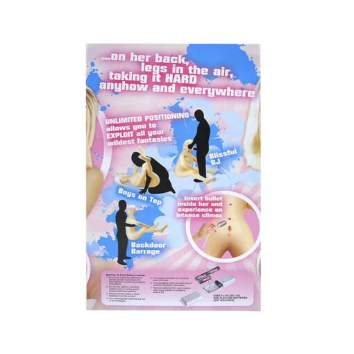 Faye muñeca hinchable con cabello y vibración - Imagen 5