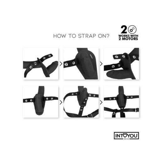 Jordan arnés doble vibración con mando a distancia - Imagen 5