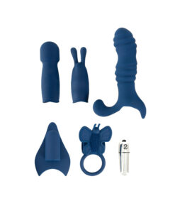 Pack de juguetes silicona surtido azul