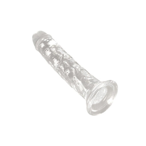 Dildo transparente con ventosa 14 cm - Imagen 3