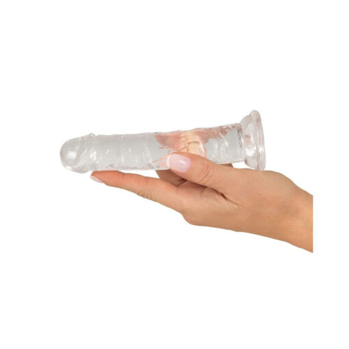 Dildo transparente con ventosa 14 cm - Imagen 4