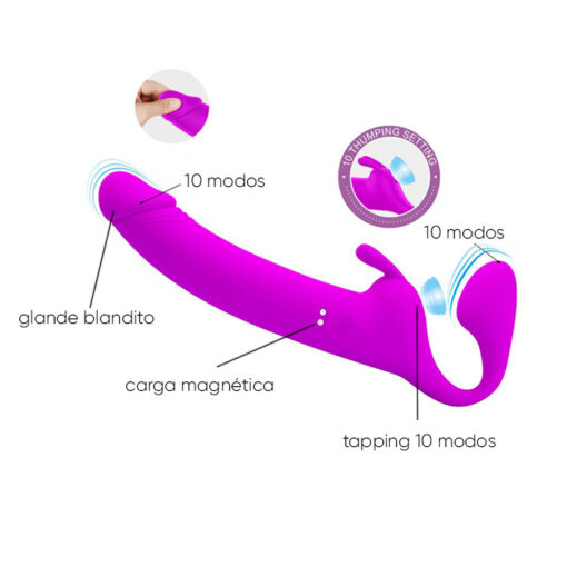 Zanini arnés silicona sin tiras con tapping - Imagen 2