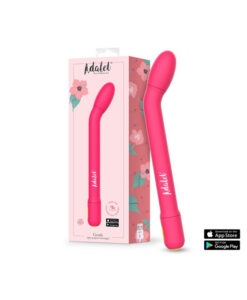 Gently masajeador especial curvado con app rosa