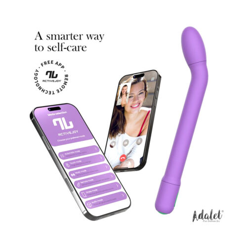 Gently masajeador especial curvado con app rosa - Imagen 3