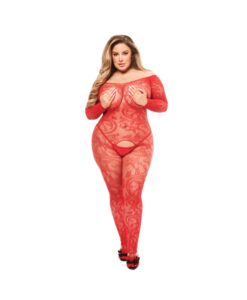 Baci 5001 malla con mangas rojo XL/2XL