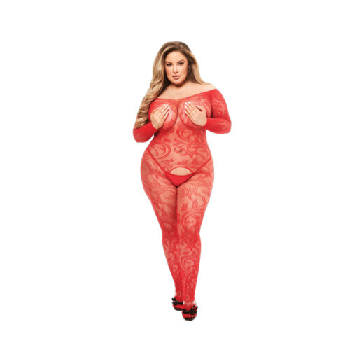 Baci 5001 malla con mangas rojo XL/2XL