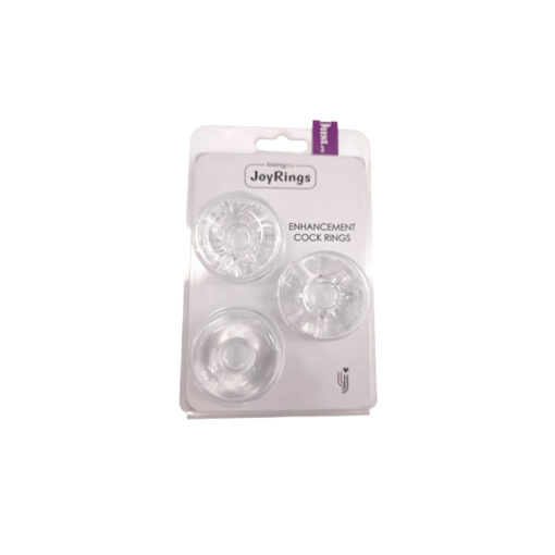 Joyrings pack de 3 anillas trasparentes - Imagen 2