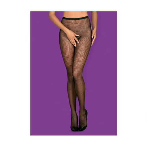 Panty de rejilla con cruzada trasera S/M/L - Imagen 4