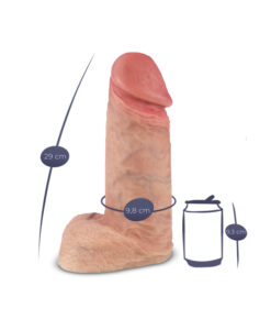 Alternative view of Silexd Extreme dildo hiperrealista XXL 11"