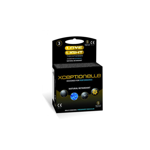 Xceptionelle preservativos retardantes 3 uds