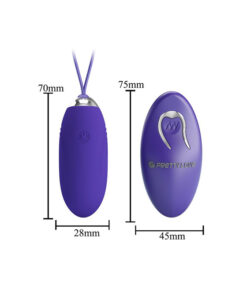 Alternative view of Jenny huevo vibrador a distancia recargable