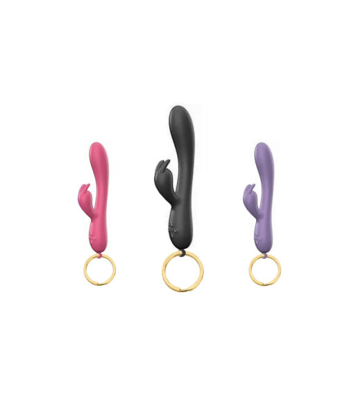 Llavero juguete erótico conejito de silicona