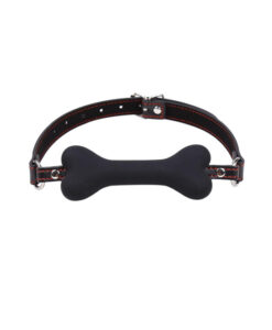 Alternative view of Mordaza hueso silicona negro