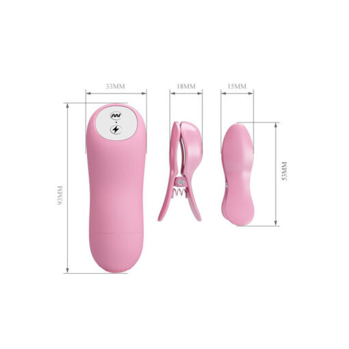 Pinzas para pezones con vibración y electroestimulación - Imagen 6