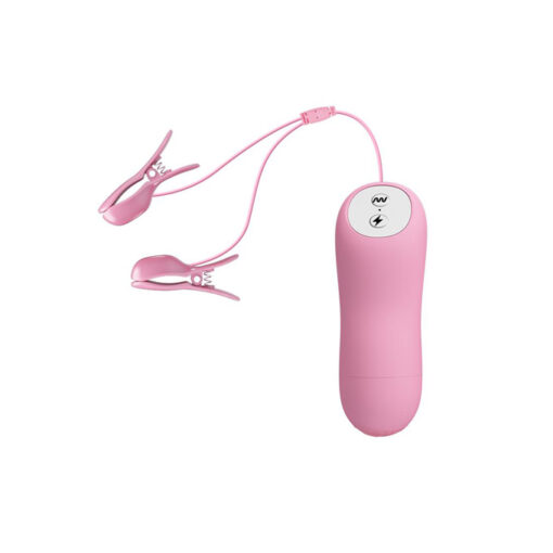 Pinzas para pezones con vibración y electroestimulación