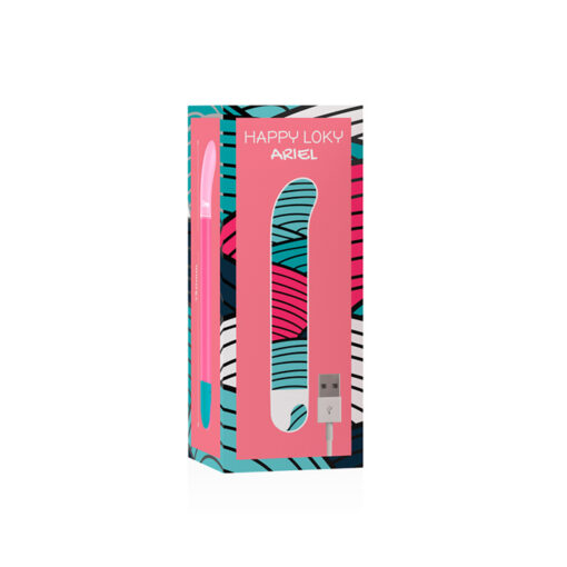 Ariel vibrador curvado fucsia - Imagen 4