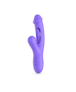 Tess vibrador con tapping y lengua interna flip-flap
