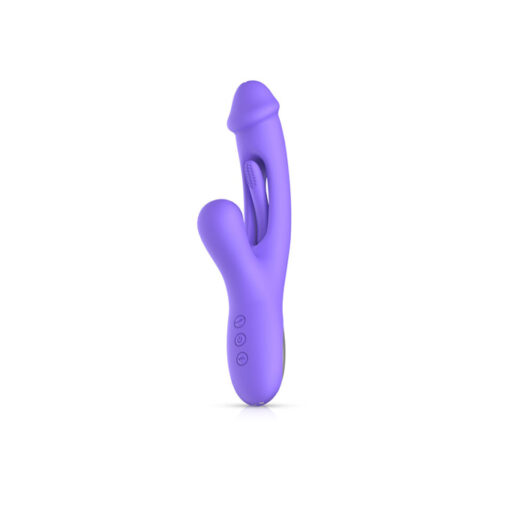 Tess vibrador con tapping y lengua interna flip-flap