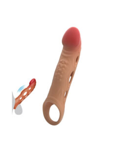 Brad funda para pene realista con vibración