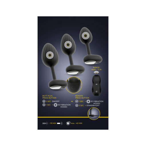 Anos pack de dilatadores anales con mando a distancia - Imagen 7