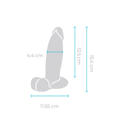 B-Vibe Slipskin dildo hiperrealista 6" - Imagen 8