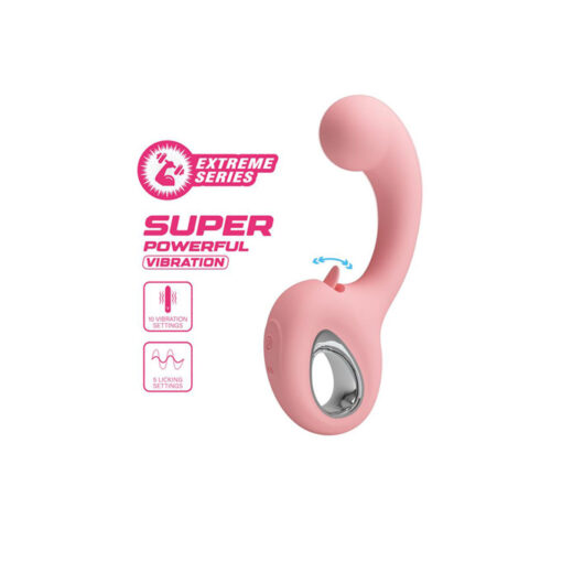 Erynnyes vibrador ultra potente con lengua