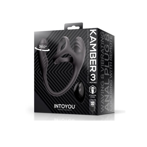 Kamber anillo masajeador perineo y próstata con mando - Imagen 8