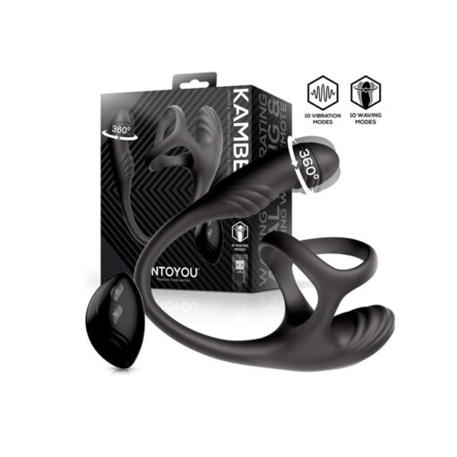 Kamber anillo masajeador perineo y próstata con mando - Imagen 6