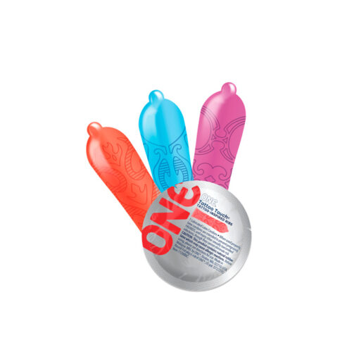 Tatoo Touch preservativos estriados con diseño tatuaje