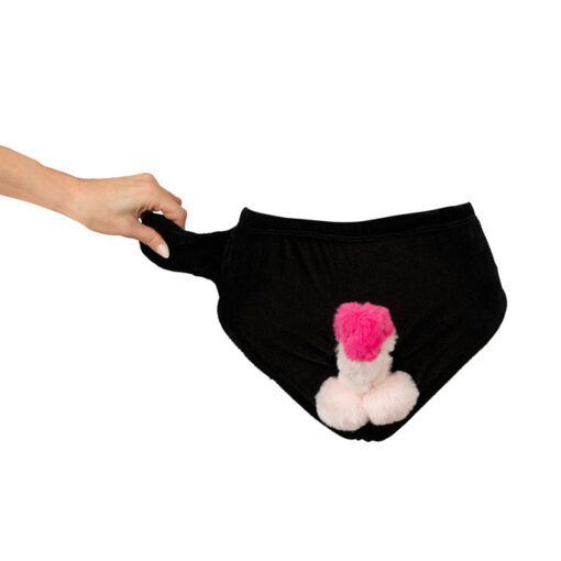 Calzoncillos con pene hinchable de peluche - Imagen 2